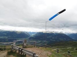 Blick auf die Dolomiten vom Kronplatz in Sommerlandschaft foto