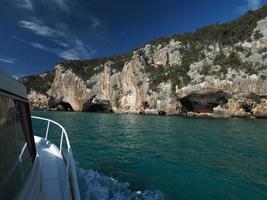 Seeochsen Grotten Grotta del Bue Marino Cala Gonone Italien foto