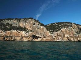 Seeochsen Grotten Grotta del Bue Marino Cala Gonone Italien foto