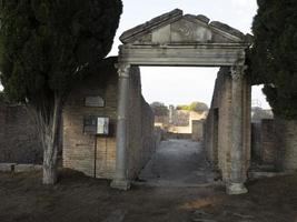 alte antike ostia archäologische ruinen foto