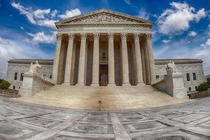 Oberstes Gerichtsgebäude in Washington DC Detail foto