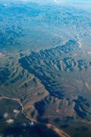 Berge von Baja Kalifornien sur Mexiko Antenne Aussicht foto