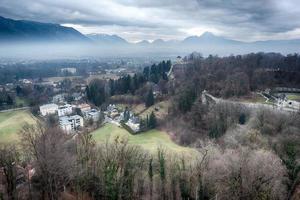 salzburg burgansicht landschaftspanorama foto