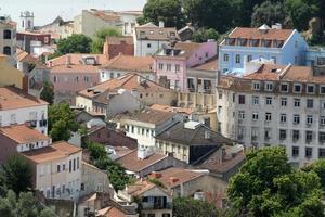 lissabon luftpanorama landschaft stadtbild foto