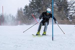 Slalom Ski Rennen Sport Ausbildung foto