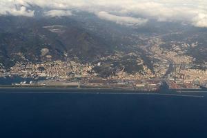 genua harboe küste luftbild panorama landschaft foto