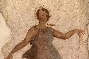 Rom, Italien. November 22 2019 - - uralt römisch Gemälde Pompeji Detail foto