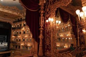 venedig, italien - 15. september 2019 - la fenice theater innenansicht foto