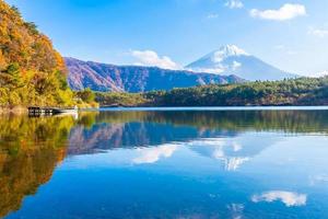 mt. Fuji in Japan im Herbst