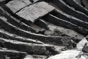 Römisches Holzschiff Schiffsdetail foto