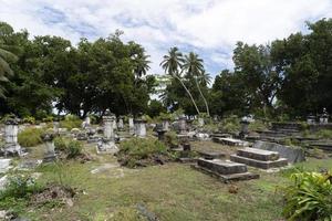 la digue Seychellen Insel Friedhof foto