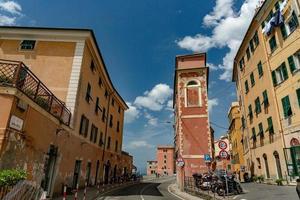 genova nervi historisches dorf viertel häuser foto