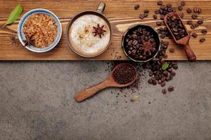 aromatisiertes Kaffeekonzept