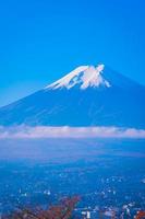 mt. Fuji in Japan im Herbst foto