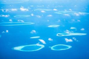 Luftaufnahme der Malediven