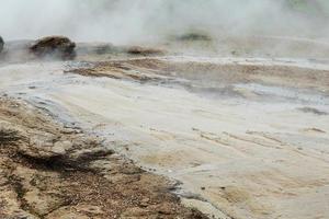 Island geothermisch Geysir Bereich foto