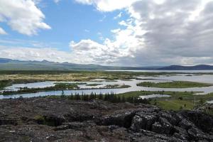 Island Dingvellir Landschaft foto