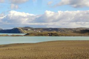 Berg Landschaft snaefellsjokull National Park, Island foto