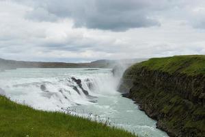 Island golden cirlce Wasserfall foto