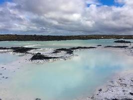 Grindavik Blau Lagune Aussicht foto