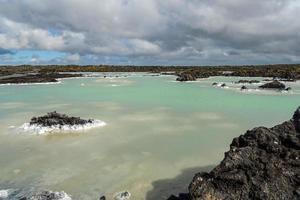 heiß natürlich Geysir Schwimmbad Island foto