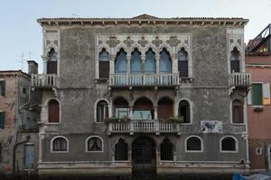 Venedig mittelalterlich Haus foto