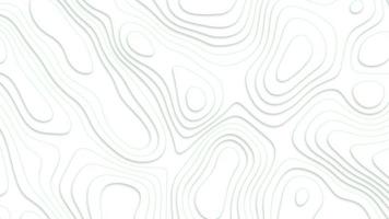 weißes papier schnitt weißen hintergrund. abstrakte, realistische papierschnittdekoration mit gewellten schichten und schatten. Topografische Konturkarte abstraktes Tech-Motion-Grafikdesign. foto