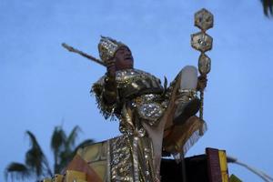 la paz, mexiko - 22. februar 2020 - traditioneller baja california karneval foto