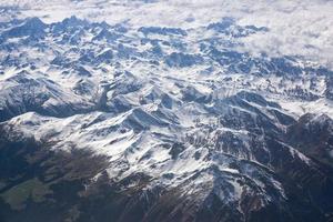 alpen luftaufnahme foto