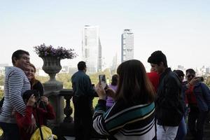 Mexiko-Stadt, 3. Februar 2019 - Stadtpark Chapultepec am Sonntag voller Menschen foto