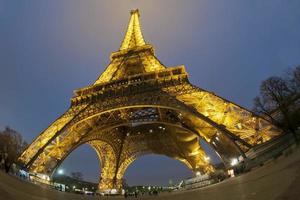 Tour Eiffel beim Nacht foto