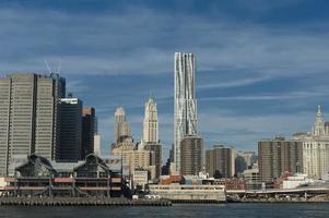 New York Manhattan Blick vom East River foto