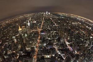 new york nachtansicht panorama stadtbild foto