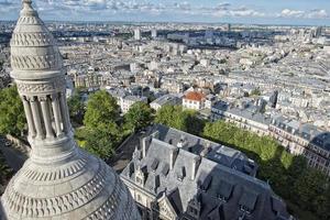 paris riesige luftaufnahme von montmatre foto