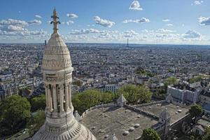 paris riesige luftaufnahme von montmatre foto