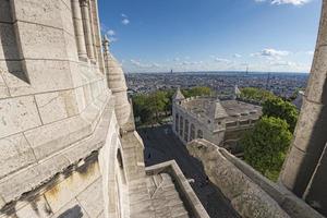 paris riesige luftaufnahme von montmatre foto