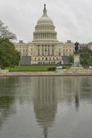 Washington dc Hauptstadt unter schwer Regen Wetter foto