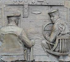 Washington uns Marine Denkmal Platz Skulptur foto