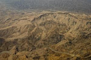 Oman Berge Luftbild Landschaft foto