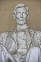 Abraham-Lincoln-Statue am Washington-Dc-Denkmal foto