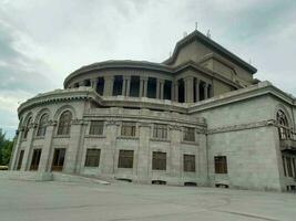 Stadtbild Gebäude im Eriwan Armenien foto