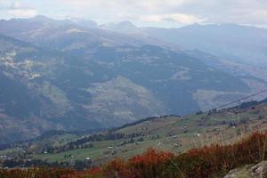 Wandern in den Schweizer Alpen foto