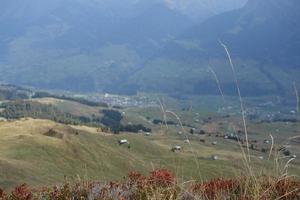 Wandern in den Schweizer Alpen foto