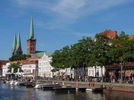 das Stadt von Lübeck im Deutschland foto