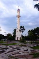 Turm von beim Zinn Moschee, Masjid beim Zinn Jakarta, Indonesien foto