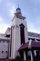 Turm von beim Zinn Moschee, Masjid beim Zinn Jakarta, Indonesien foto