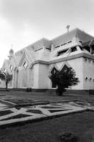 schön beim Zinn Moschee Jakarta, islamisch Hintergrund Moschee foto