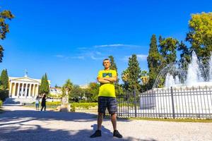 das kongresszentrum gebäude zappeion historische gebäude in athen griechenland. foto