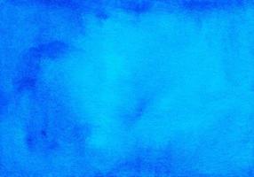 Aquarell tief Himmel Blau Hintergrund Textur. Aquarell abstrakt cerulean Hintergrund. foto