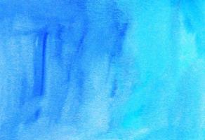 Aquarell Blau und Türkis Hintergrund Textur. Aquarell abstrakt cerulean Hintergrund. Flecken auf Papier foto